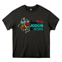 Asphalt leave judgin to jesus Heavy Core Tee - BarkalooDesign