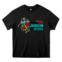 Black leave judgin to jesus Heavy Core Tee - BarkalooDesign