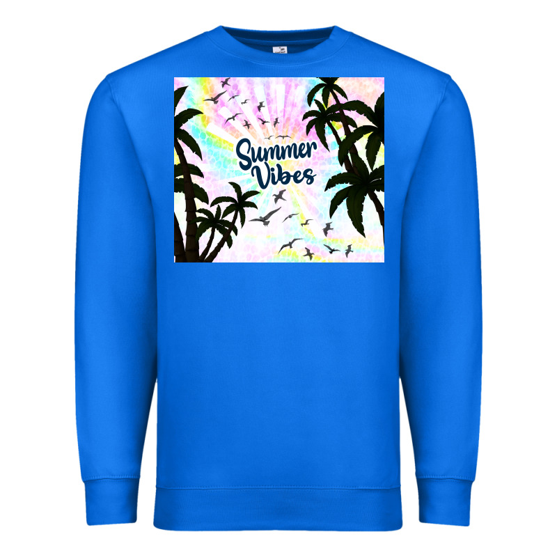 Summer Vibes With Birds Premium Sweatshirt by TumblerDesignByShophia | Teevron