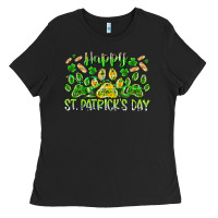 Black heppy st. patricks day Ladies Tee - RacoonDesign