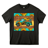 Asphalt farm truck tumbler Heavy Core Tee - HRA Design Shop