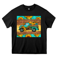 Black farm truck tumbler Heavy Core Tee - HRA Design Shop