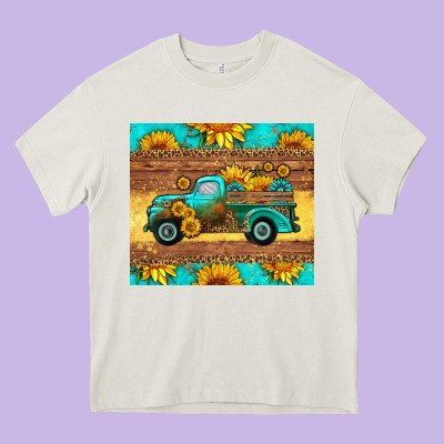 Farm Truck Tumbler Heavy Core Tee Designed By Hra Design Shop