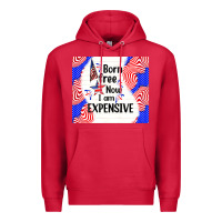 Cardinal born free now i am expensive Premium Hoodie - TumblerDesignByShophia