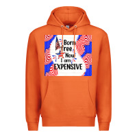 Carrot born free now i am expensive Premium Hoodie - TumblerDesignByShophia