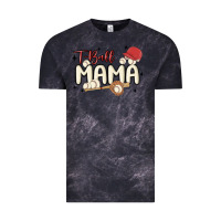 Cloud Black t ball mama baseball Vintage Tee - MaliasSmallBusiness
