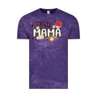 Cloud Purple t ball mama baseball Vintage Tee - MaliasSmallBusiness