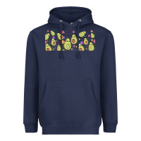 Navy avocado Heavyweight Hoodie - TumblerDesignByShophia