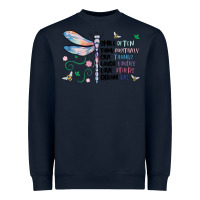 Navy dragonfly smile tink give laugh love dream Heavyweight Sweatshirt - MaliasSmallBusiness