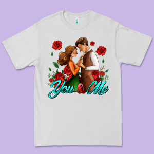 You And Me Premium Tee Designed By Adodesignshop