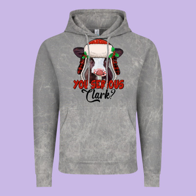 You Serious Clark Baby Cow Vintage Hoodie Designed By Jasminsmagicworld