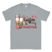 Heather Grey coffee is my valentine Classic Tee - MaliasSmallBusiness
