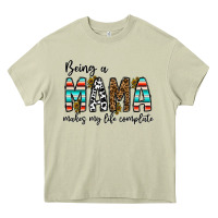 Mossy being mama makes my life complate Heavy Core Tee - CowhideDigitalArt