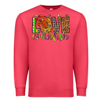 Cardinal Mardi Gras love Crawfish Premium Sweatshirt - HowdyJamesFarm