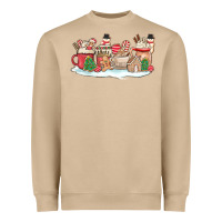 Mushroom christmas cookie coffe cups Heavyweight Sweatshirt - MaliasSmallBusiness