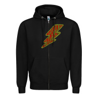 Black Cactus Pattern Lightning Zipper Hoodie - Bettercallsaul