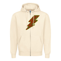 Sandshell Cactus Pattern Lightning Zipper Hoodie - Bettercallsaul
