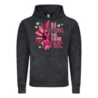 Vintage Black In october we wear pink Vintage Hoodie - NancyCooperArtShop