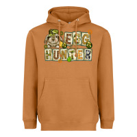 Meerkat Egg hunter with plate letters Easter Day Heavyweight Hoodie - HowdyJamesFarm
