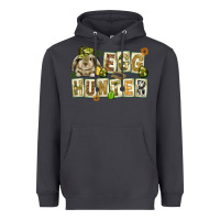 Smoke Egg hunter with plate letters Easter Day Heavyweight Hoodie - HowdyJamesFarm