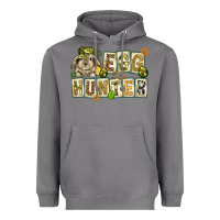 Storm Egg hunter with plate letters Easter Day Heavyweight Hoodie - HowdyJamesFarm