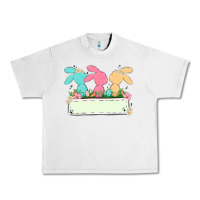 Lunar Rock easter bunny trio Urban Heavy Tee - MaliasSmallBusiness