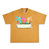 Peanut Butter easter bunny trio Urban Heavy Tee - MaliasSmallBusiness