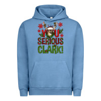 Pigment Pebble Blue you serious clark with deer bbs Urban Hoodie - BundleAndBundleShop