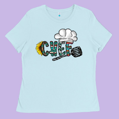 Chef Ladies Tee Designed By Cowhidedigitalart