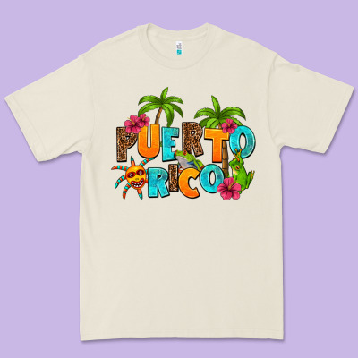 Puerto Rico Premium Tee Designed By Adodesignshop