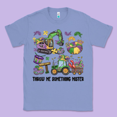 Throw Me Something Mister Classic Tee Designed By Maliassmallbusiness