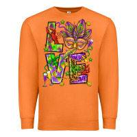 Carrot Mardi Gras love Premium Sweatshirt - HowdyJamesFarm