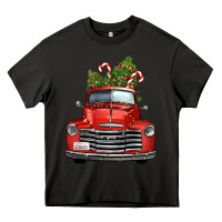 Asphalt christmas trees truck Heavy Core Tee - FaDigitalArtStudio