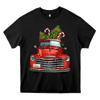 Black christmas trees truck Heavy Core Tee - FaDigitalArtStudio