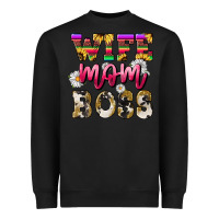 Black wife mom boss daisy Heavyweight Sweatshirt - NancyCooperArtShop