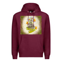 Burgundy negativity Premium Hoodie - TumblerDesignByShophia
