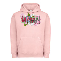 Pigment Salmon Mother's Day mama Urban Hoodie - FaDigitalArtStudio