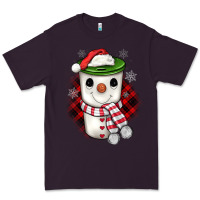 Plum Christmas snowman coffee Premium Tee - JahusDesignShop