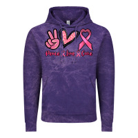 Cloud Purple Peace love cure Vintage Hoodie - NancyCooperArtShop