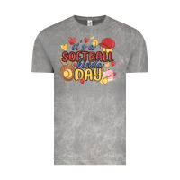 Cloud Rock it's a softball kinda day Vintage Tee - MaliasSmallBusiness