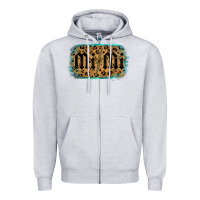 Heather Grey Leopard Pattern Mimi Tried Zipper Hoodie - Bettercallsaul