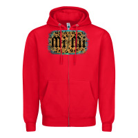 Red Leopard Pattern Mimi Tried Zipper Hoodie - Bettercallsaul