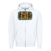 White Leopard Pattern Mimi Tried Zipper Hoodie - Bettercallsaul