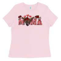 Bubblegum Pink valentines day mama Ladies Tee - RanaPortraitStore