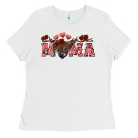 White valentines day mama Ladies Tee - RanaPortraitStore