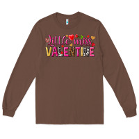 Chestnut little miss valentine Long Sleeve Tee - NancyCooperArtShop