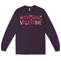 Plum little miss valentine Long Sleeve Tee - NancyCooperArtShop