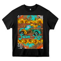 Black farm life and truck air freshener Heavy Core Tee - HRA Design Shop