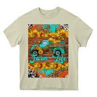 Mossy farm life and truck air freshener Heavy Core Tee - HRA Design Shop