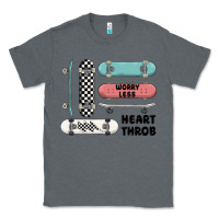 Charcoal Heather worry less Classic Tee - MaliasSmallBusiness